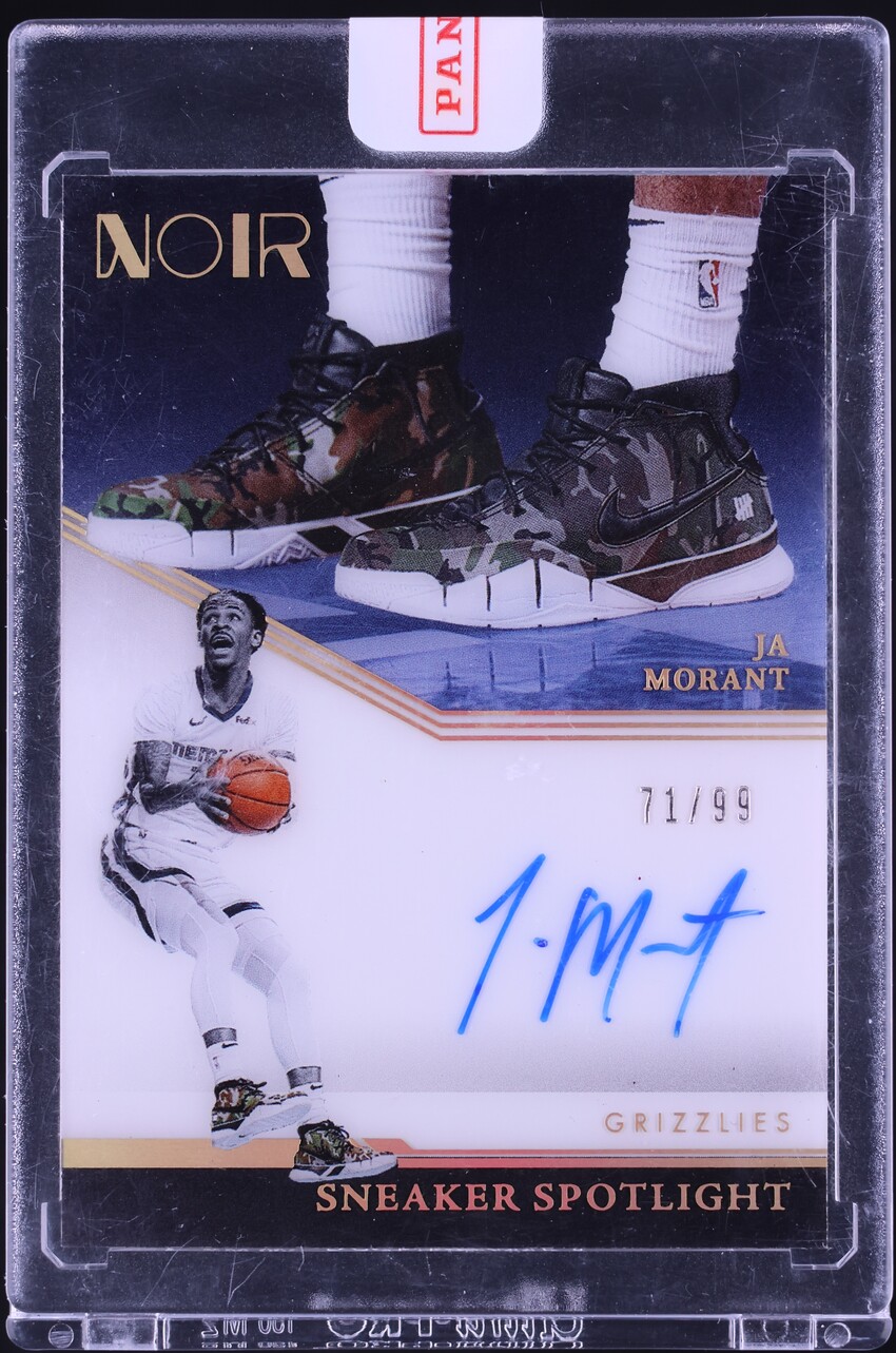 2021 Panini Noir Sneaker Spotlight Ja Morant AUTO /99 #SNS-JAM