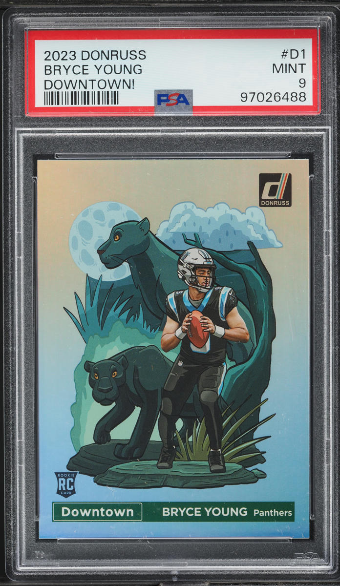 2023 Donruss Downtown Bryce Young ROOKIE #D1 PSA 9 MINT