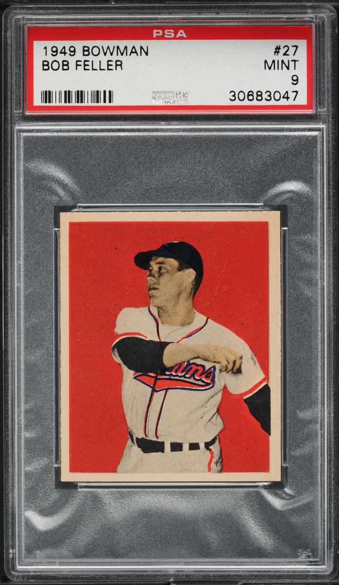 1949 Bowman Bob Feller #27 PSA 9 MINT
