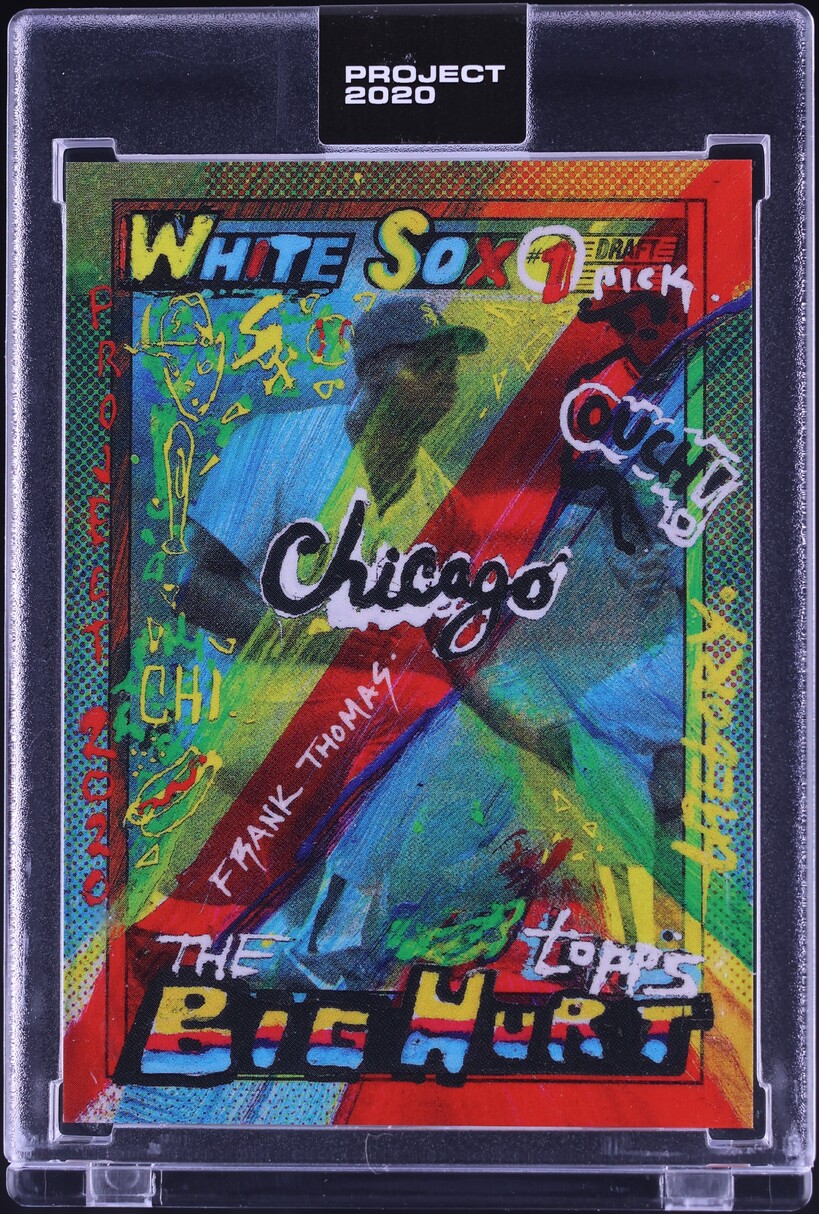 2020 Topps Project 2020 By Gregory Siff Frank Thomas #174