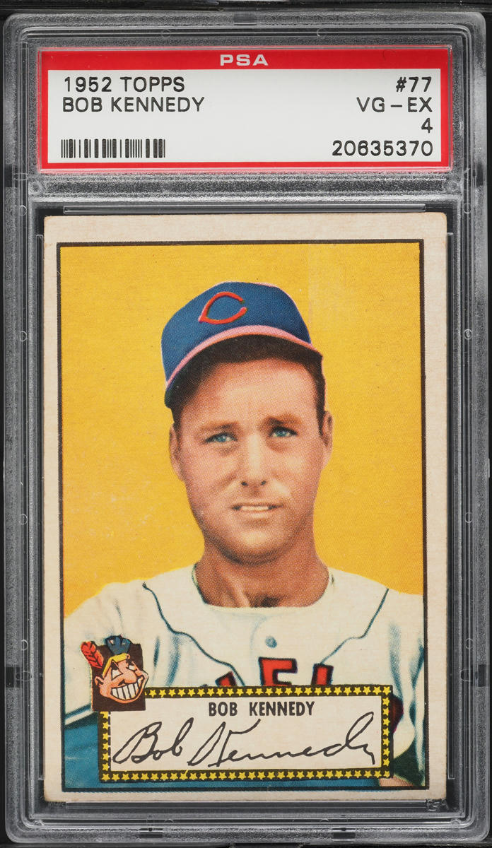 1952 Topps Bob Kennedy #77 PSA 4 VGEX