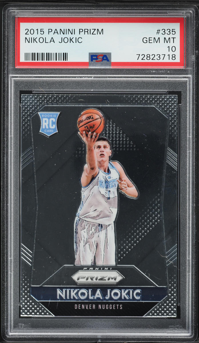 2015 Panini Prizm Nikola Jokic ROOKIE #335 PSA 10 GEM MINT