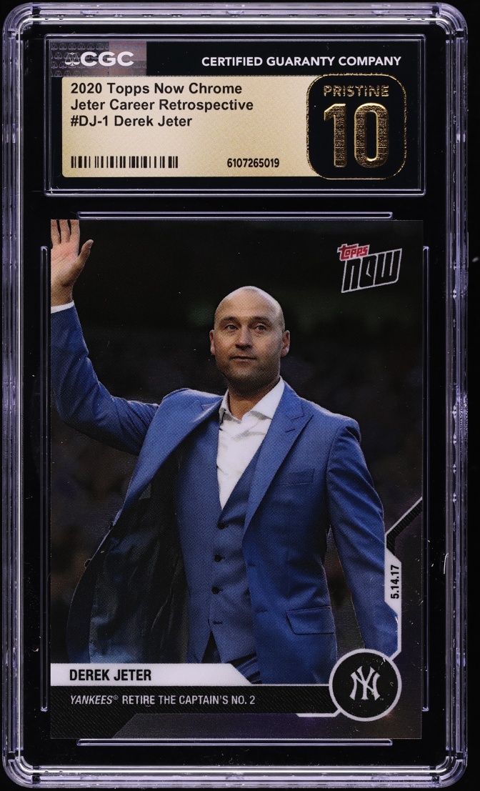 Derek Jeter #DJ-1 2017 Topps Baseball Derek Jeter Chrome Reprints