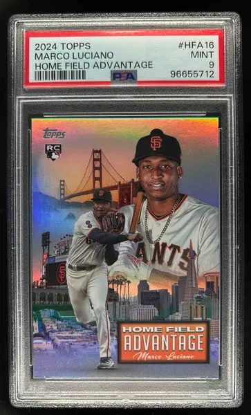 2024 Topps Homefield Advantage #HFA-16 Marco Luciano RC PSA 9