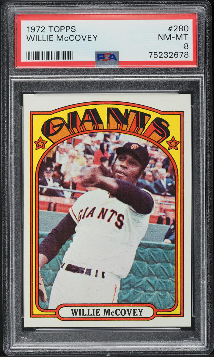 1972 Topps Willie McCovey #280 PSA 8 NM-MT