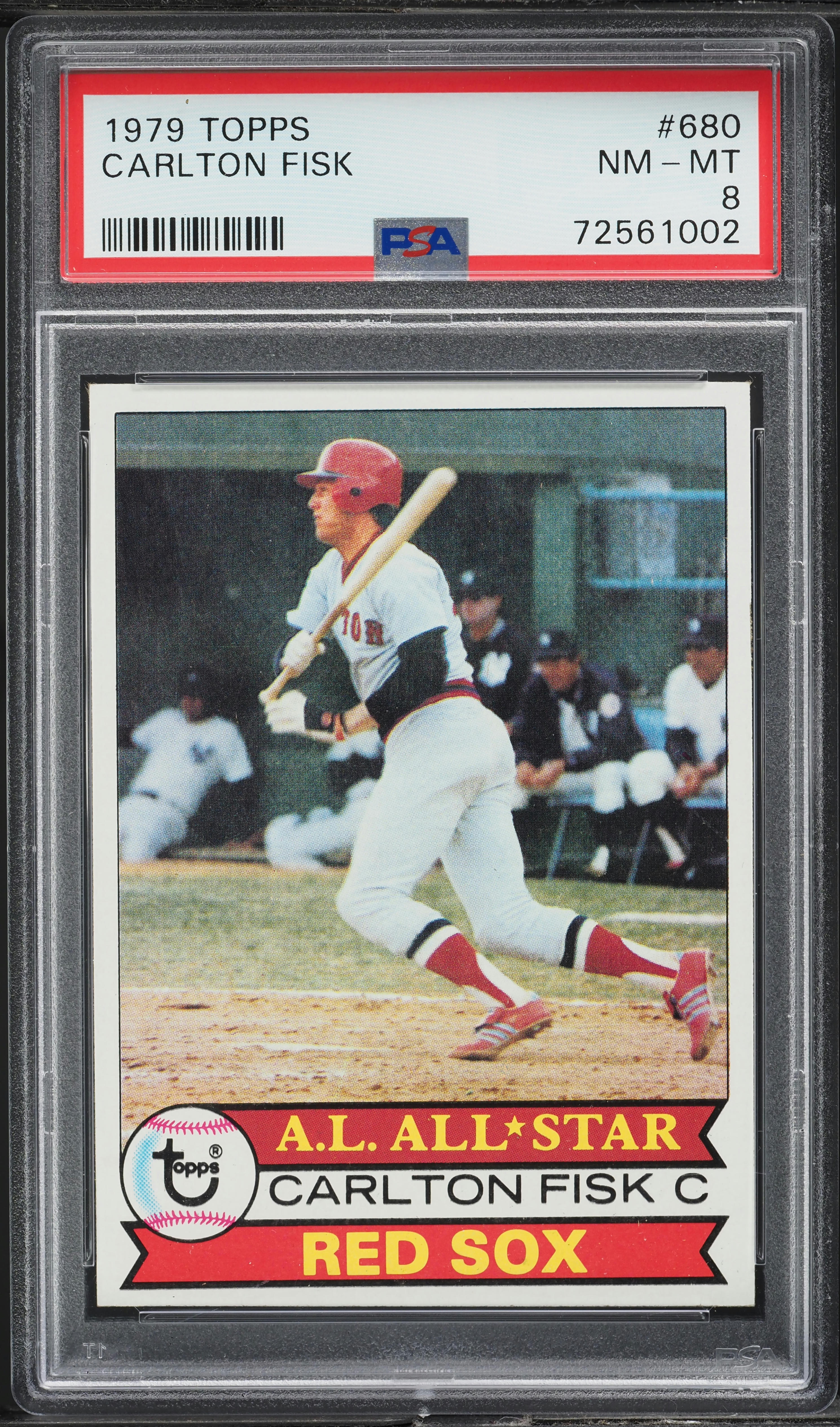 1979 Topps Carlton Fisk ALL-STAR #680 PSA 8 NM-MT
