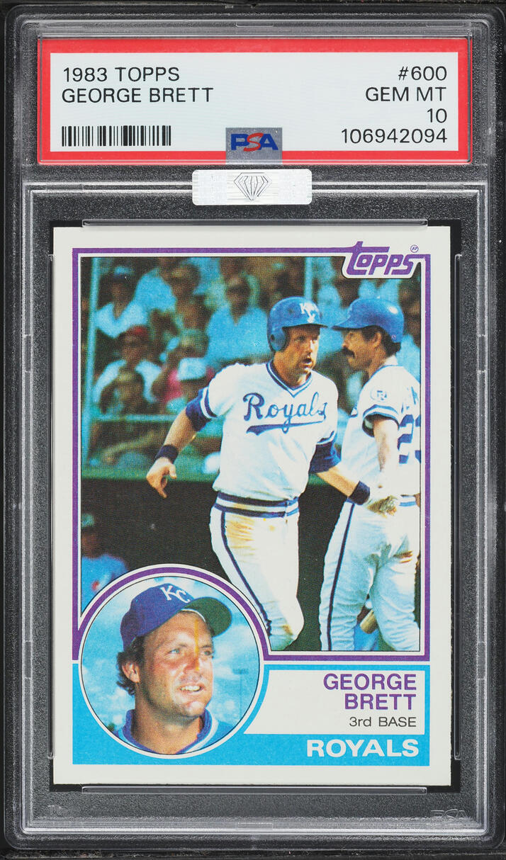 1983 Topps George Brett #600 MBA PSA 10 GEM MINT