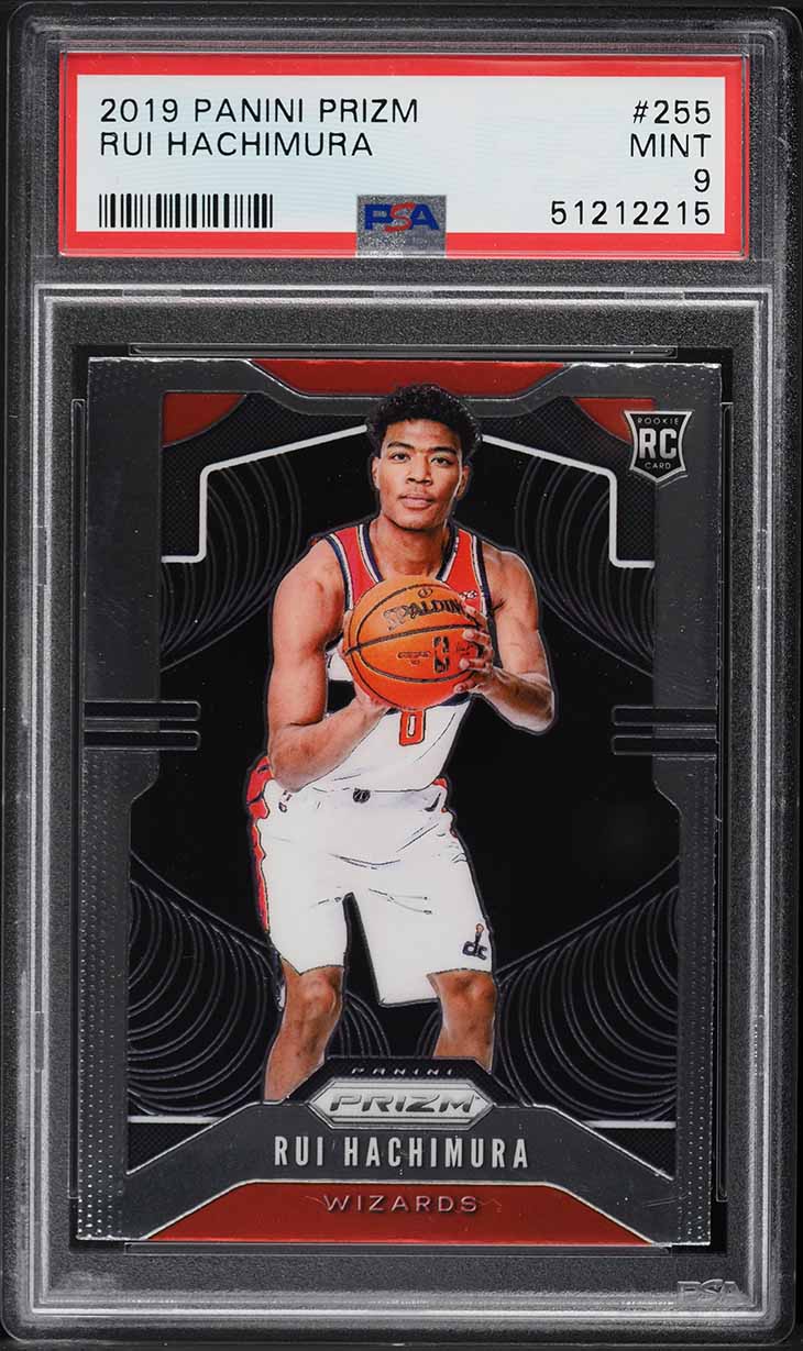 2019 Panini Prizm Rui Hachimura ROOKIE #255 PSA 9 MINT