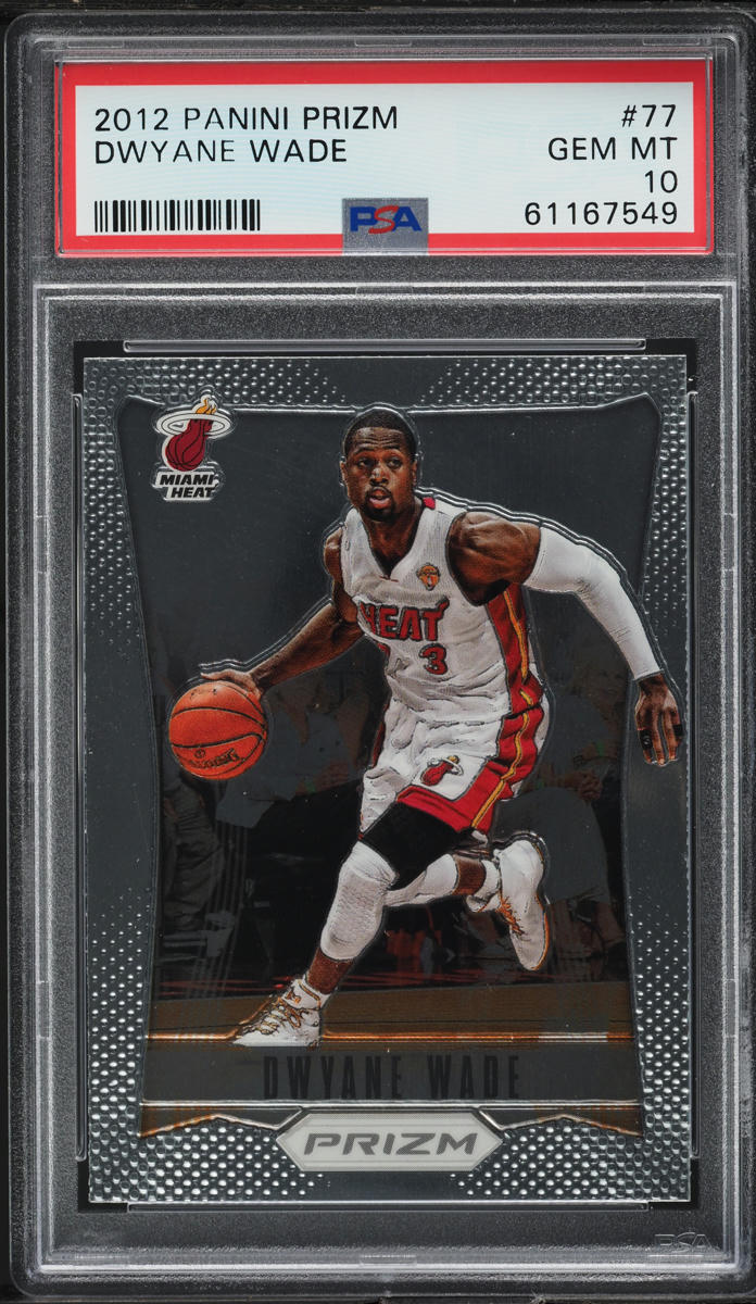 2012 Panini Prizm Dwyane Wade #77 PSA 10 GEM MINT