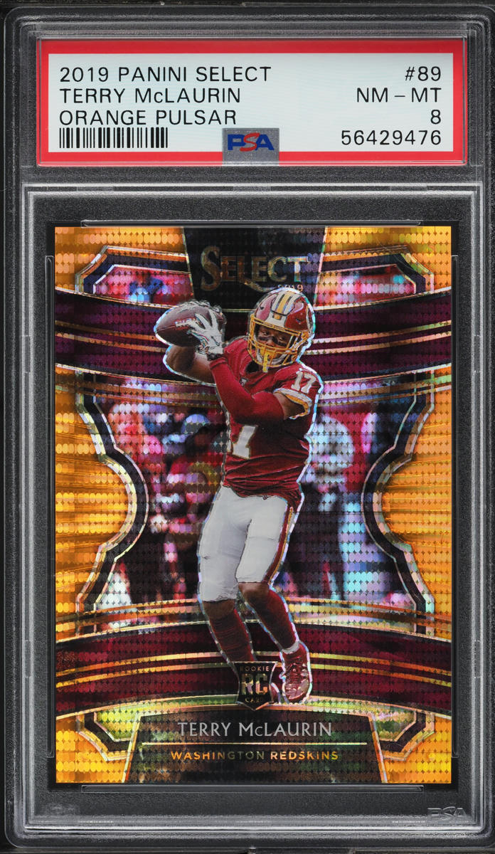 2019 Select Concourse Orange Pulsar Terry McLaurin ROOKIE /11 #89 PSA 8 NM-MT