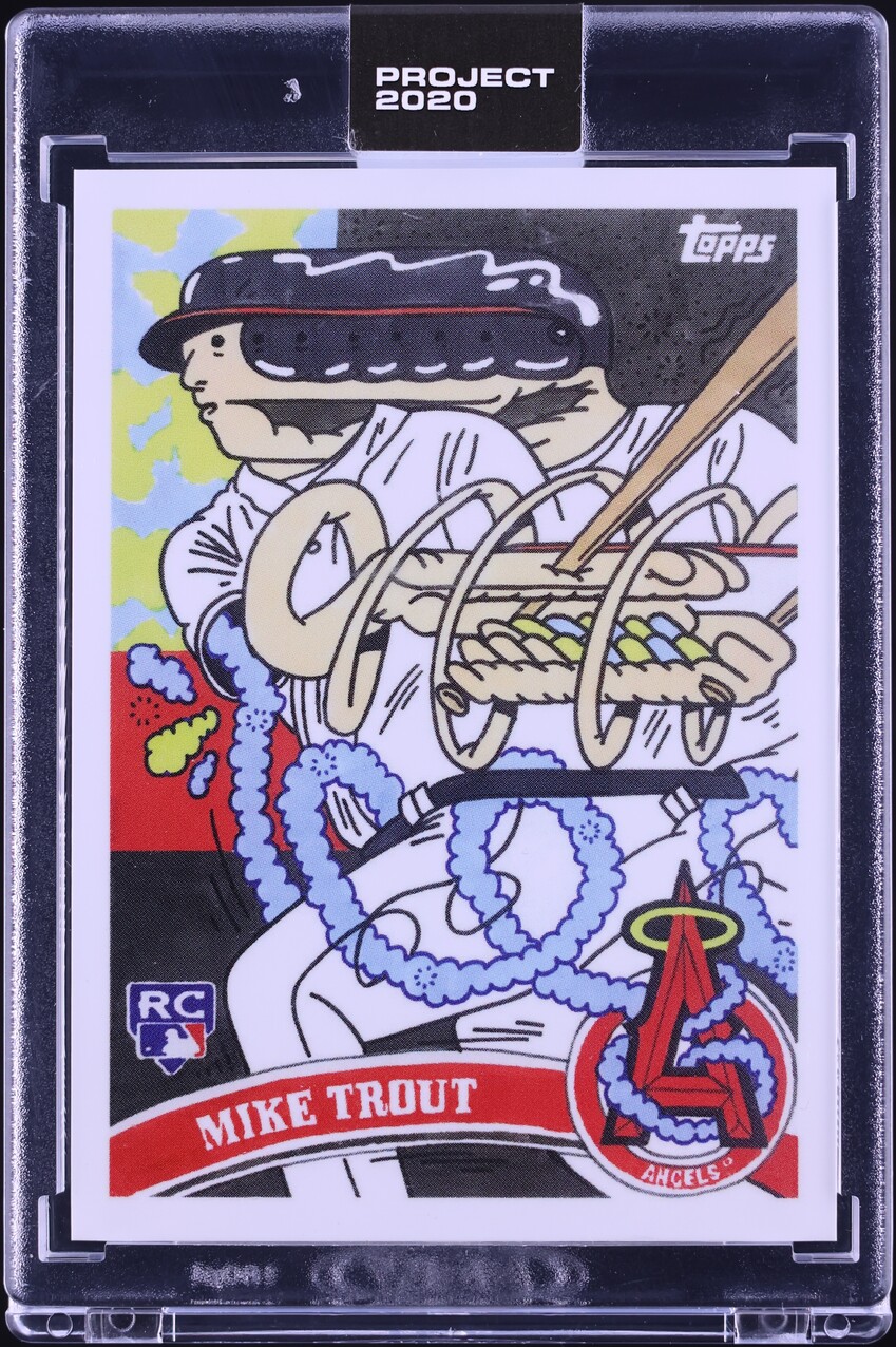 2020 Topps Project 2020 By Ermsy Mike Trout #4