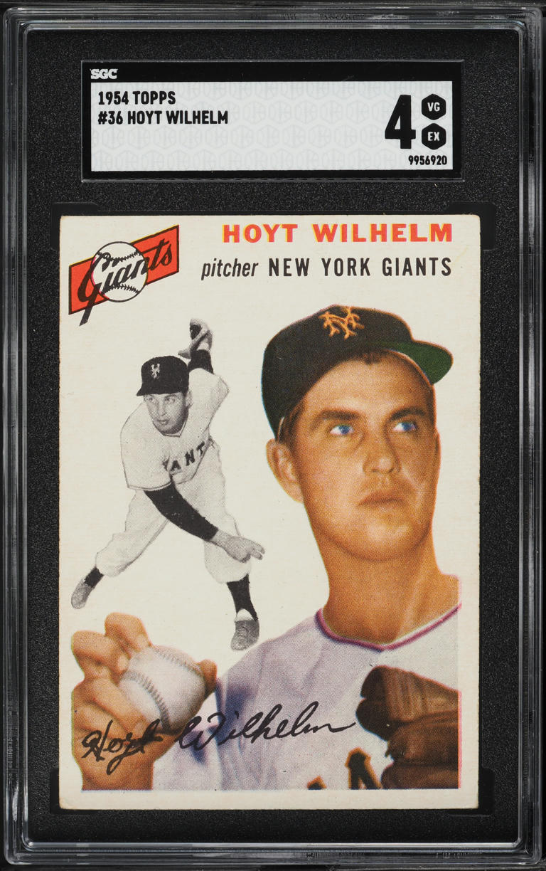 1954 Topps Hoyt Wilhelm #36 SGC 4 VGEX