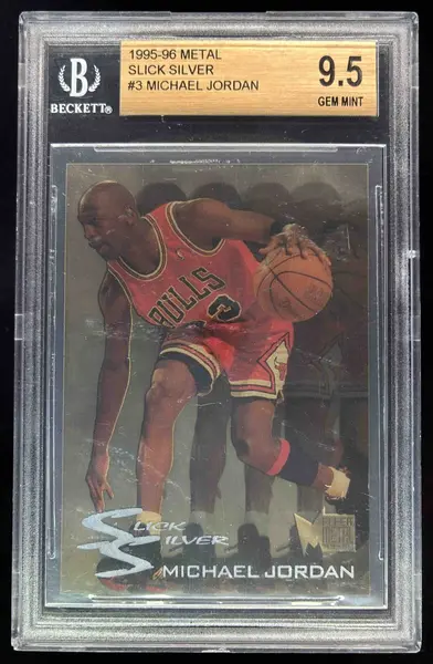 1995-96 Fleer Metal Slick Silver #3 Michael Jordan BGS 9.5