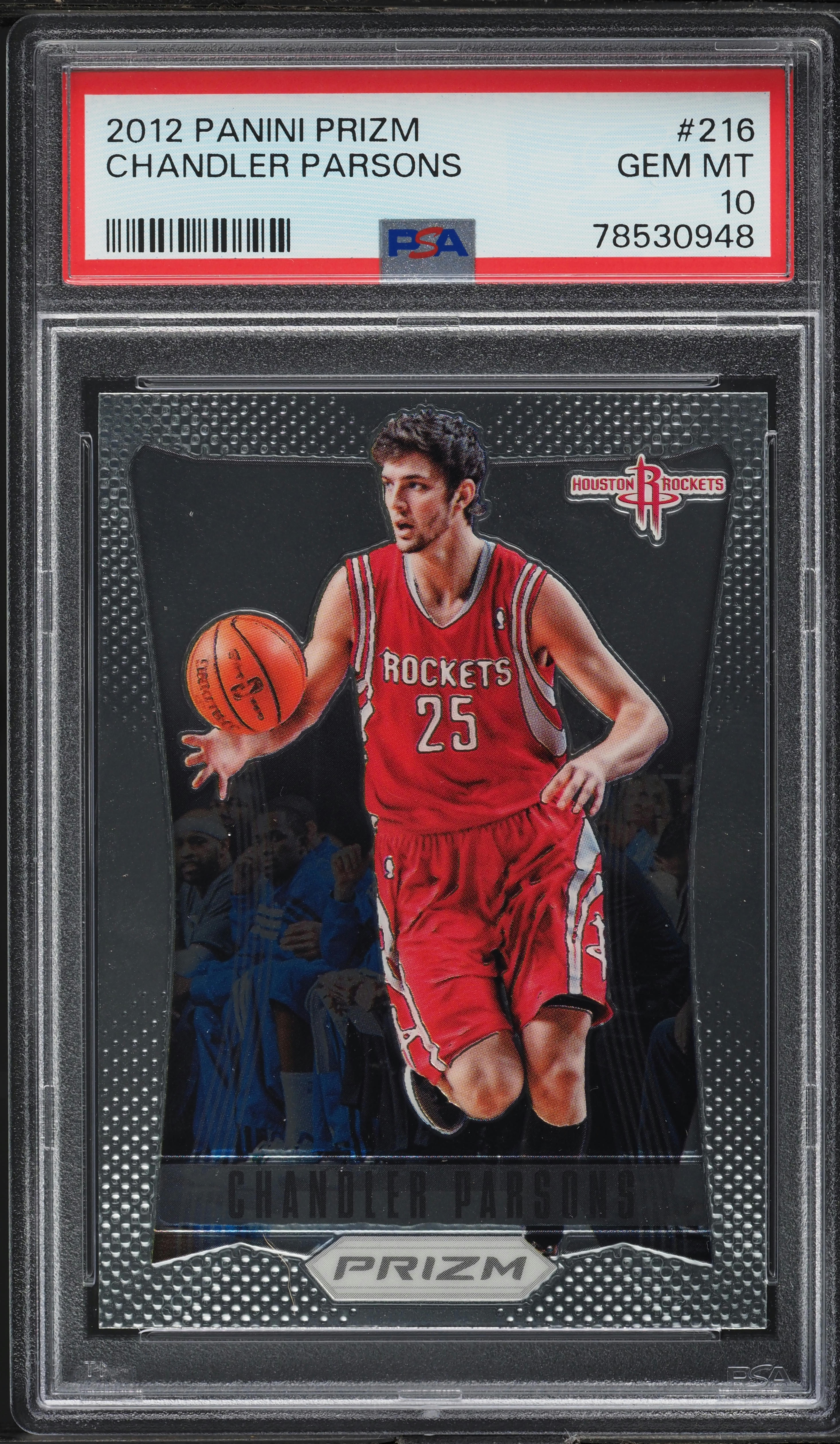 2012 Panini Prizm Chandler Parsons ROOKIE #216 PSA 10 GEM MINT