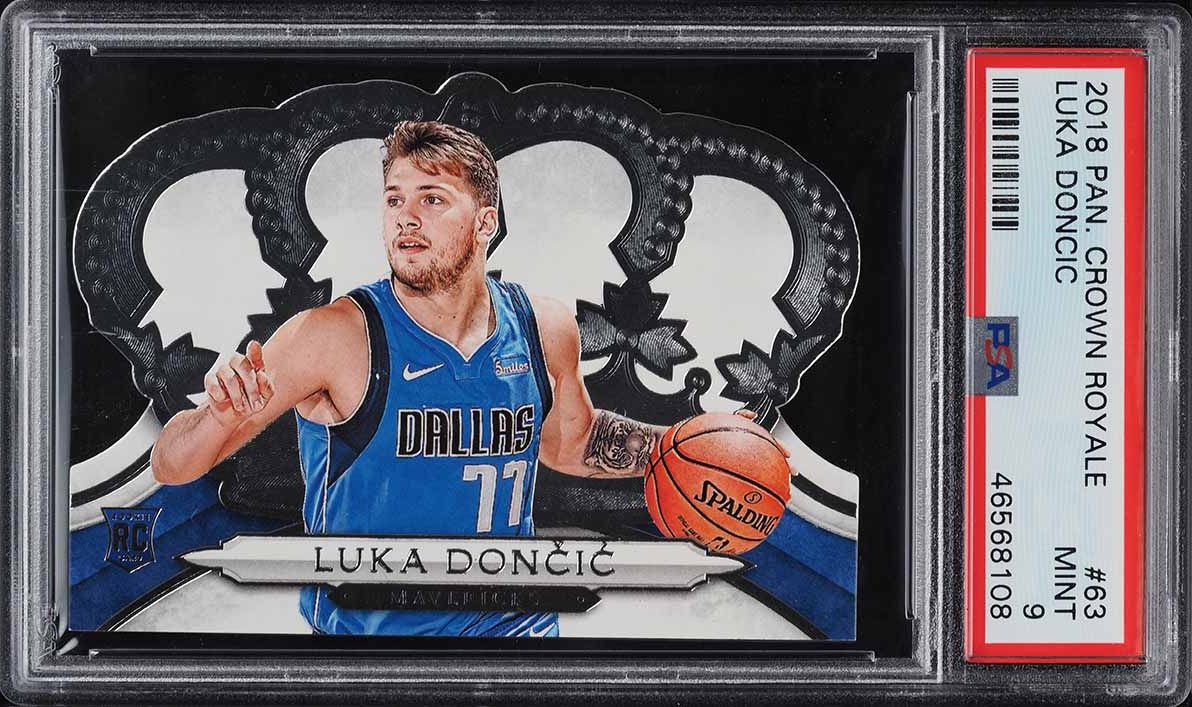 2018 Crown Royale Luka Doncic ROOKIE #63 PSA 9 MINT