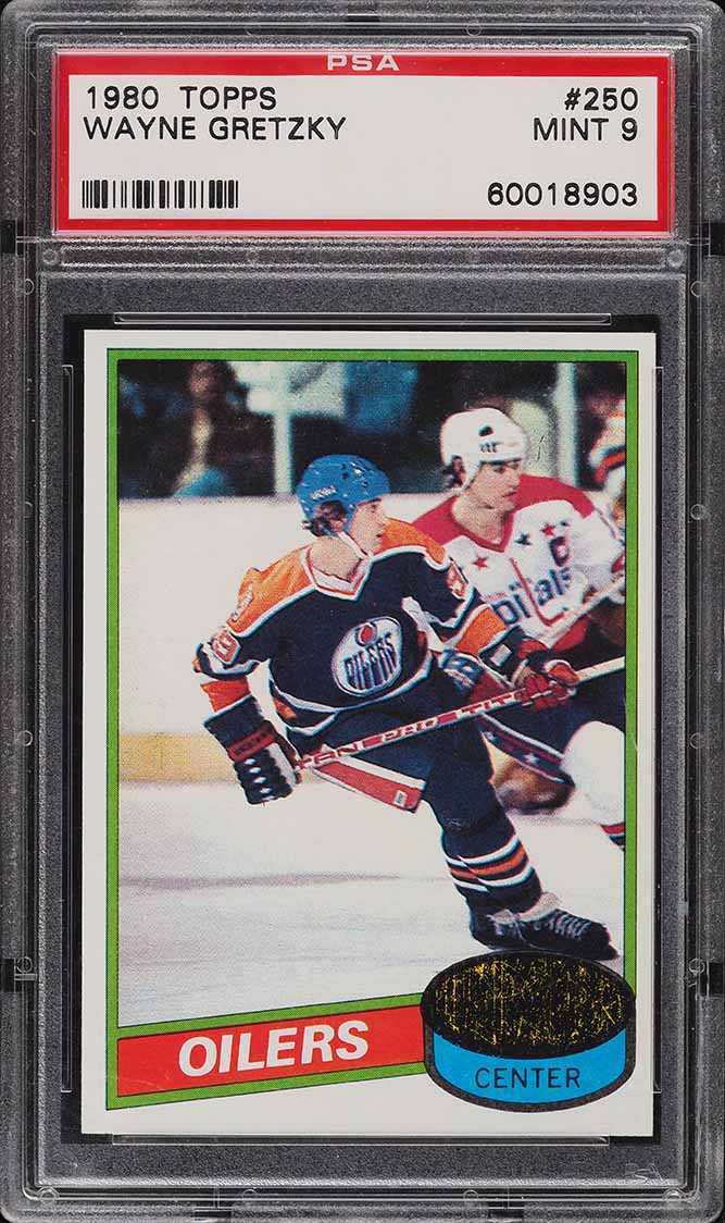 1980 Topps Hockey Wayne Gretzky #250 PSA 9 MINT