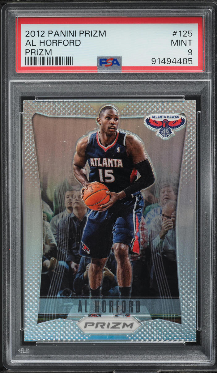 2012 Panini Prizm Silver Al Horford #125 PSA 9 MINT