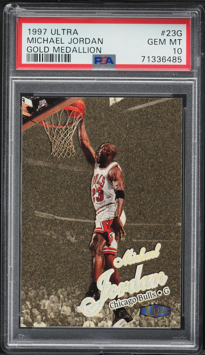 1997 Ultra Gold Medallion Michael Jordan #23G PSA 10 GEM MINT