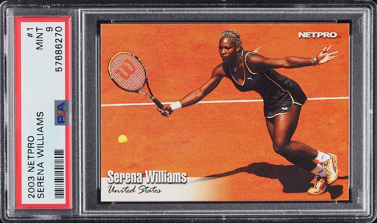 2003 Netpro Tennis Serena Williams ROOKIE #1 PSA 9 MINT
