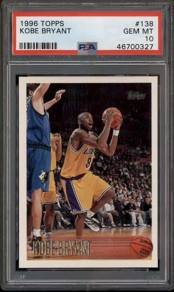 1996 Topps #138 Kobe Bryant RC Rookie PSA 10