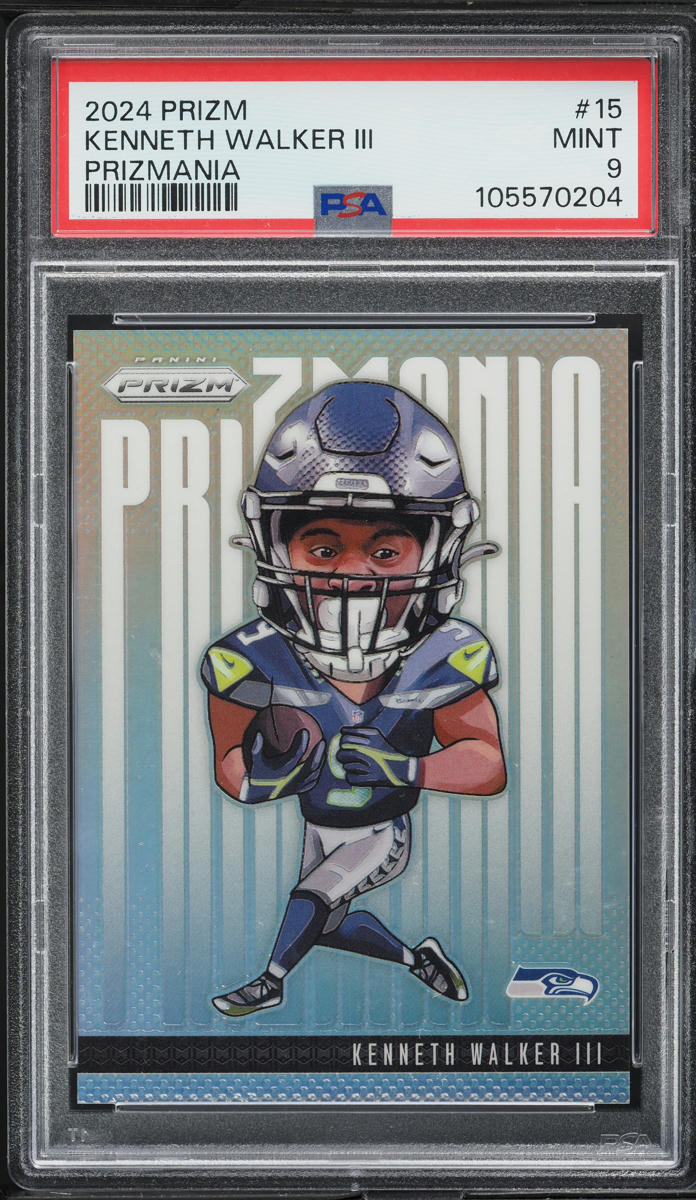 2024 Panini Prizm Prizmania Kenneth Walker III #15 PSA 9 MINT