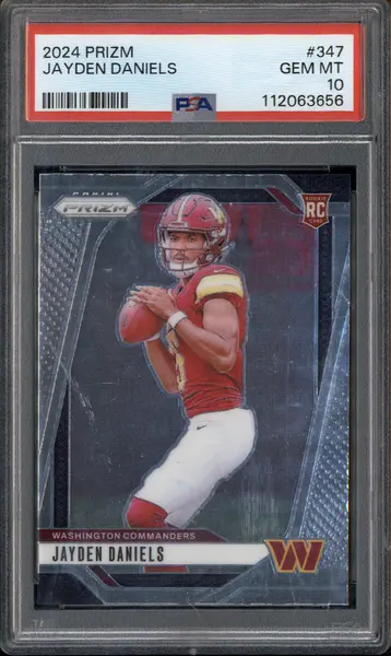 2024 Panini Prizm #347 Jayden Daniels RC PSA 10