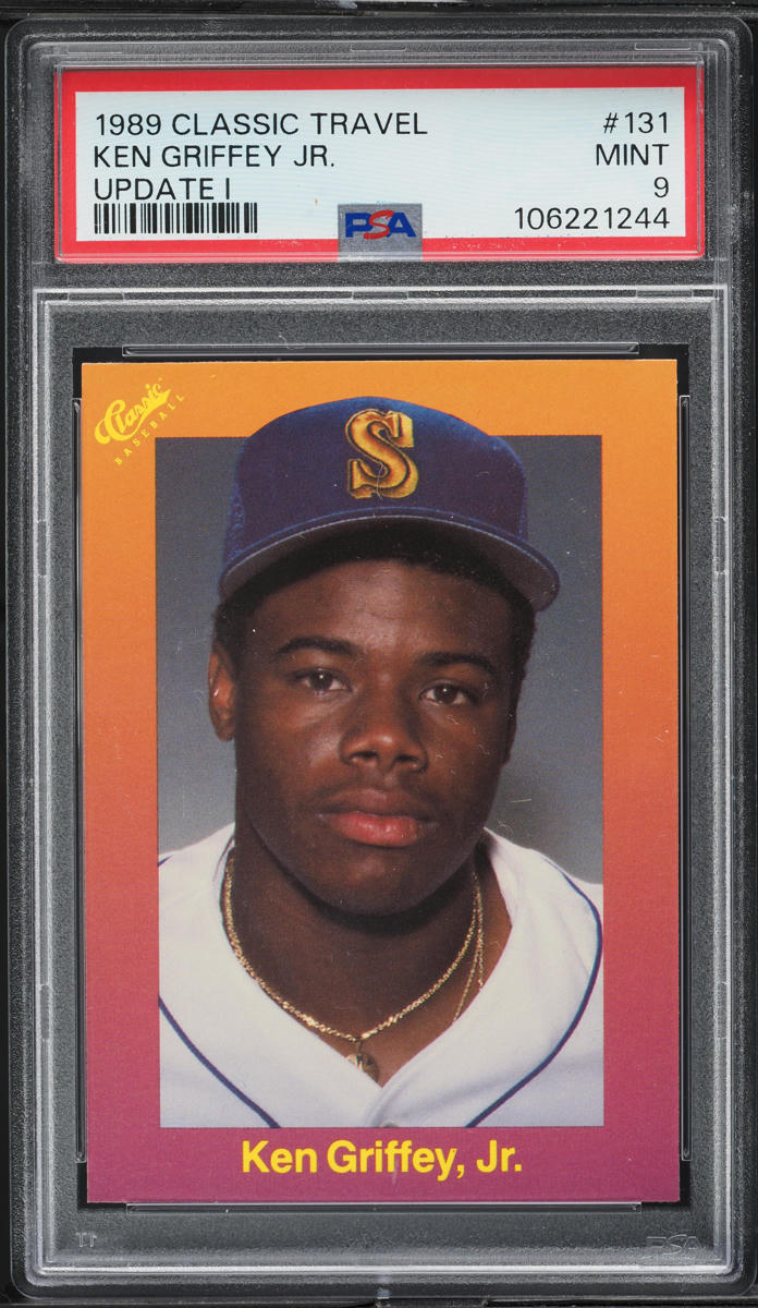 1989 Classic Travel Update I Ken Griffey Jr. ROOKIE #131 PSA 9 MINT