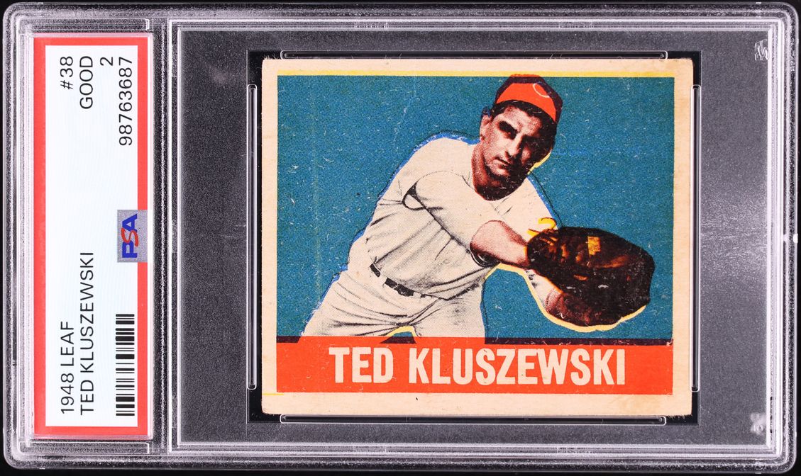 1948 Leaf Ted Kluszewski ROOKIE #38 PSA 2 GD