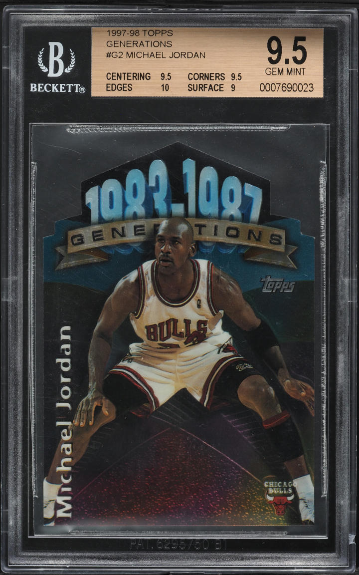 Michael jordan TOPPS パラレル　レア　ジョーダン Michael jordan TOPPS パラレル レア ジョーダン 1997-98 NBA