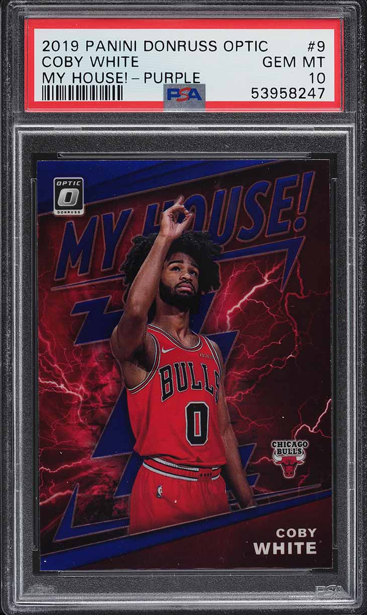 2019 Donruss Optic My House! Purple Coby White ROOKIE #9 PSA 10 GEM MINT