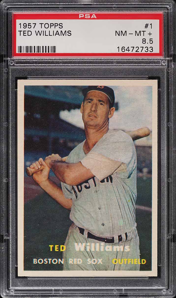 1957 Topps Ted Williams #1 PSA 8.5 NM-MT+