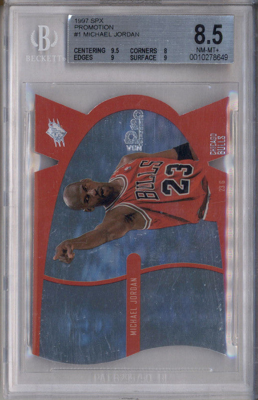 1997 SPx ProMotion #1 Michael Jordan BGS 8.5