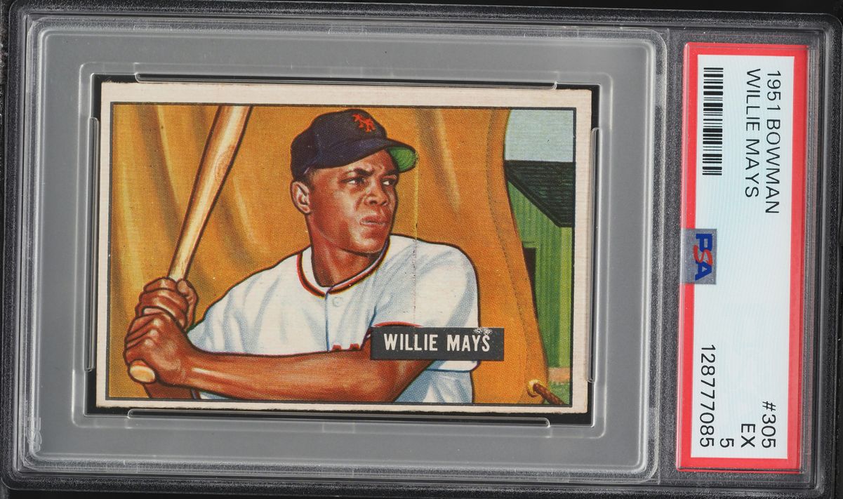 1951 Bowman Willie Mays ROOKIE #305 PSA 5 EX