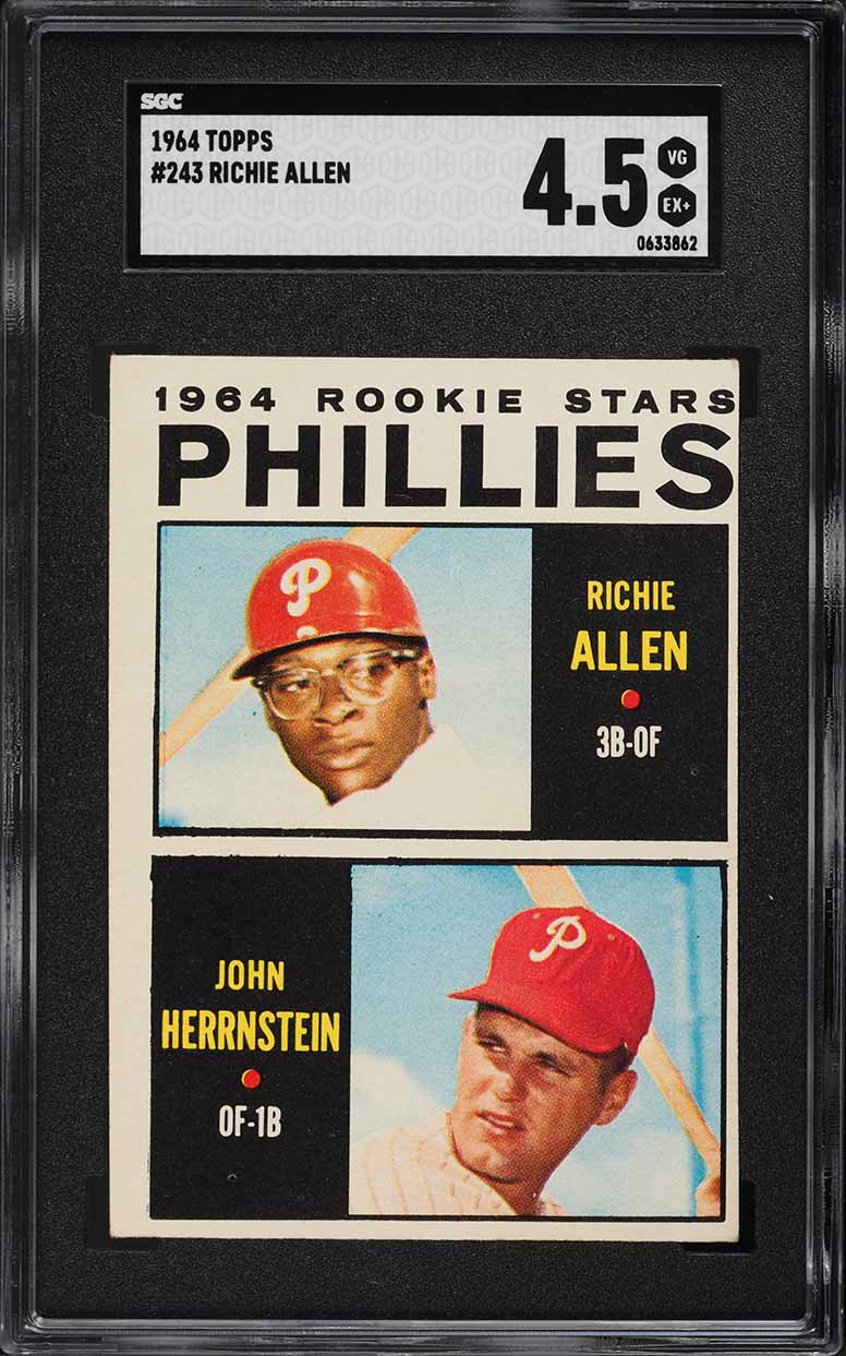 1964 Topps Richie Allen ROOKIE #243 SGC 4.5 VGEX+