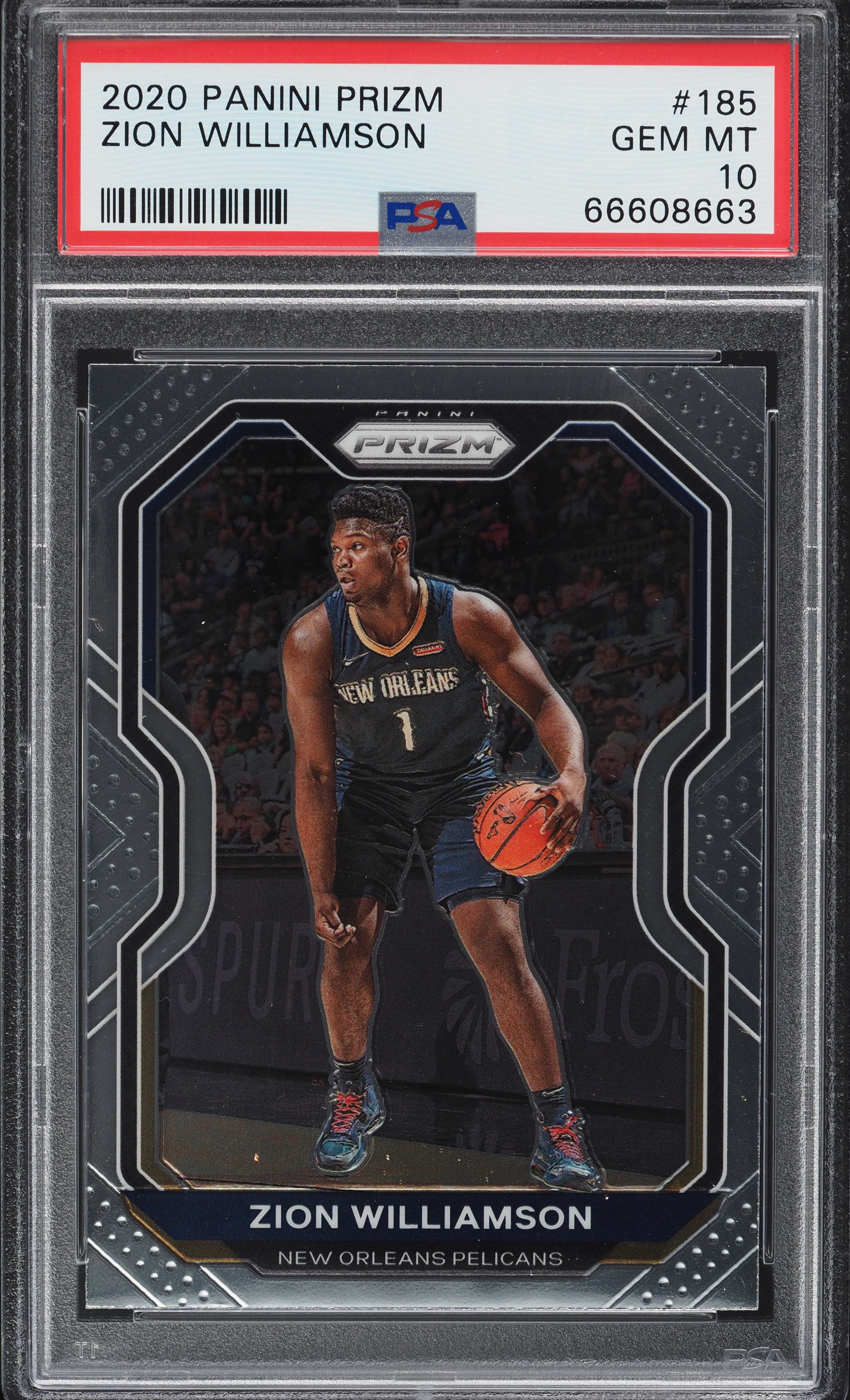 2020 Panini Prizm Zion Williamson #185 PSA 10 GEM MINT