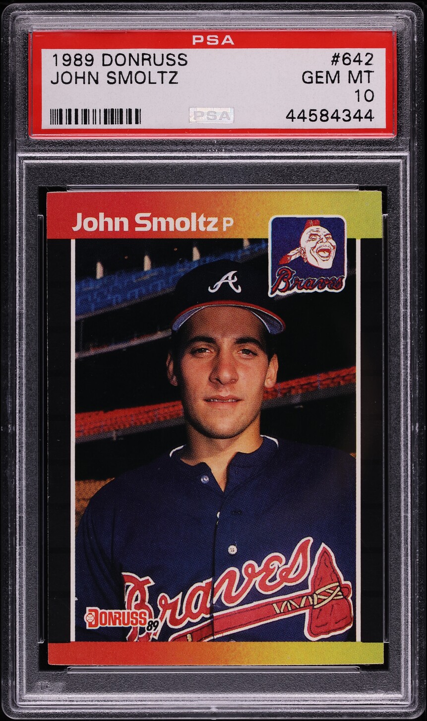 1989 Donruss John Smoltz ROOKIE #642 PSA 10 GEM MINT