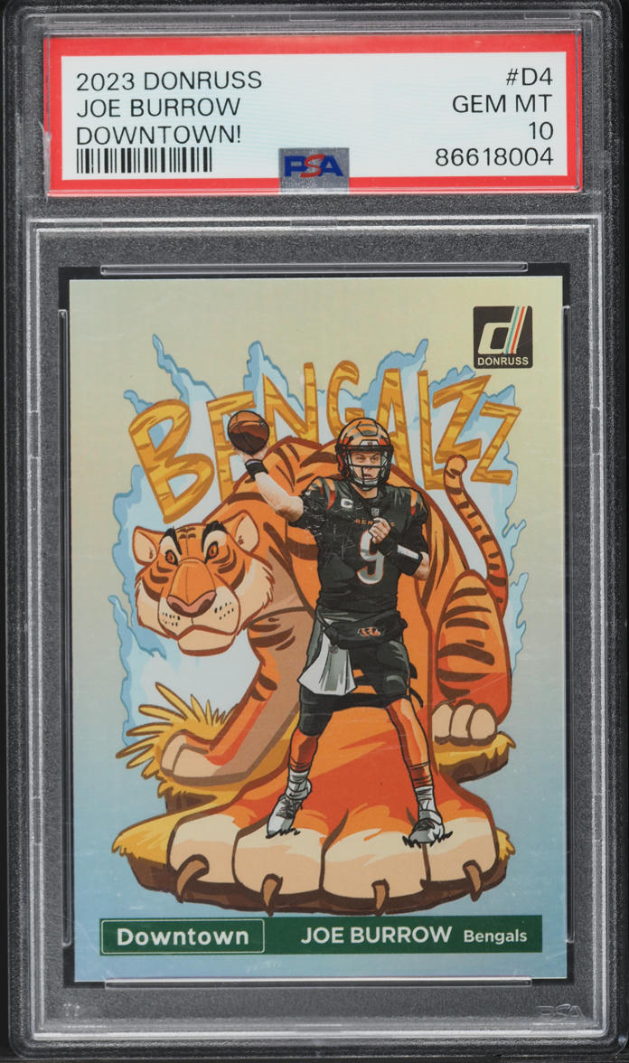 2023 Panini Donruss Downtown Joe Burrow #D-4 PSA 10 GEM MINT