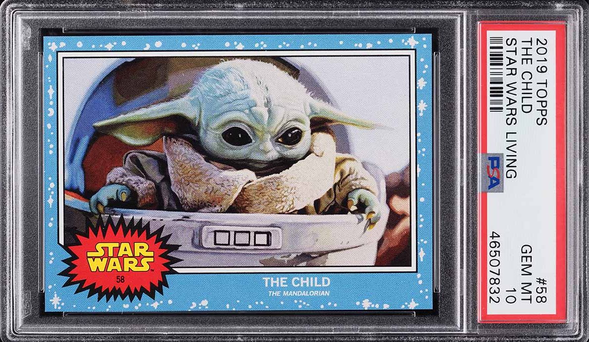2019 Topps Star Wars Living The Child #58 PSA 10 GEM MINT
