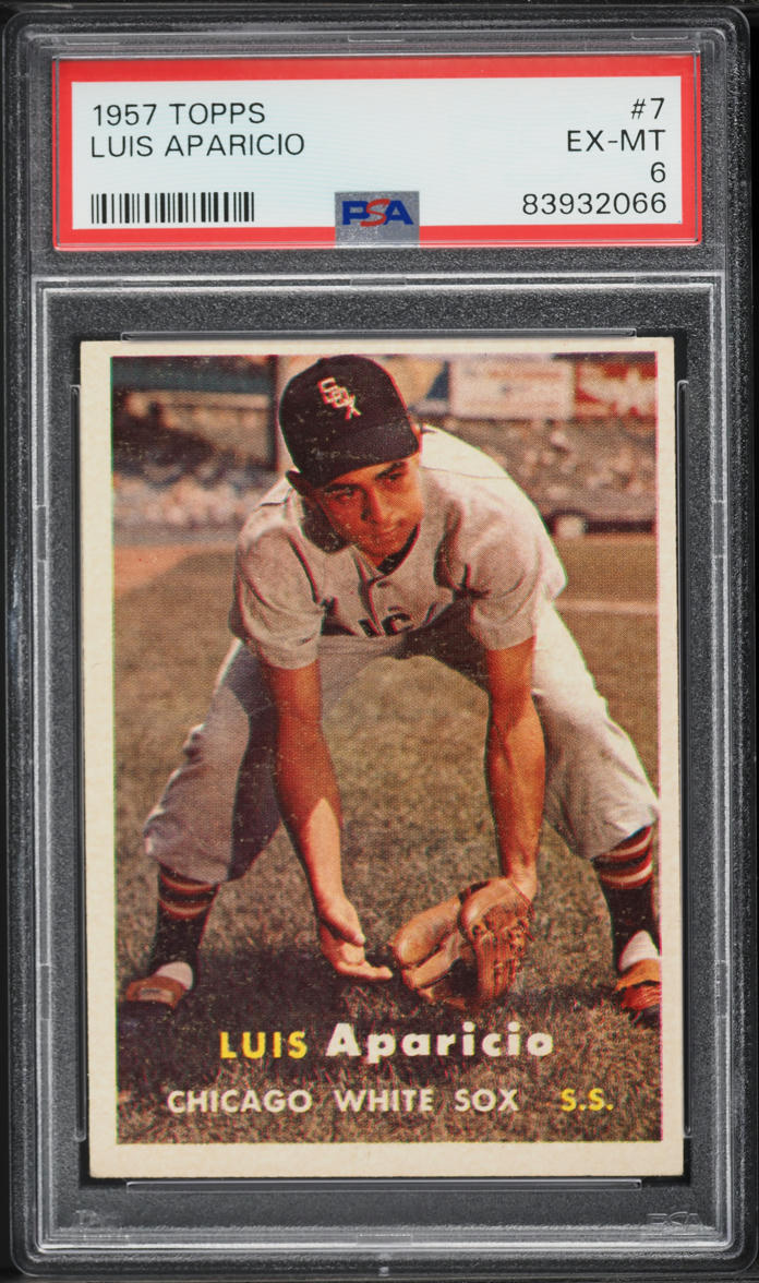 1957 Topps Luis Aparicio #7 PSA 6 EXMT