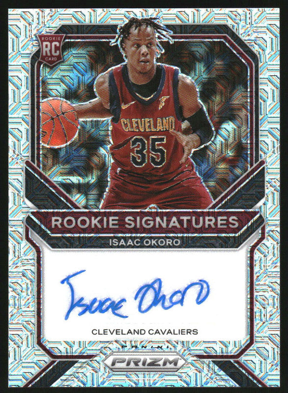 2020-21 Panini Prizm Rookie Signatures Mojo Isaac Okoro Autograph RC Auto /25