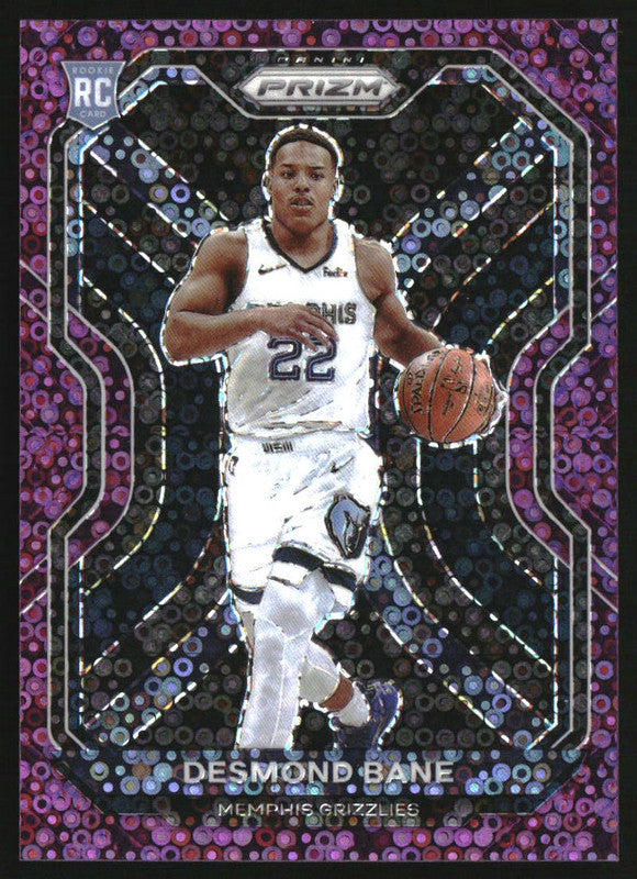 2020-21 Panini Prizm Prizms Fast Break Purple #297 Desmond Bane RC /75