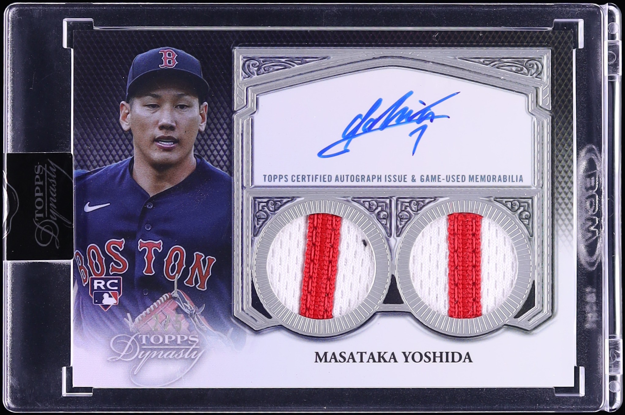 吉田正尚 masataka yoshida サイン auto topps 2023 Topps Heritage High Number Real One Masataka Yoshida