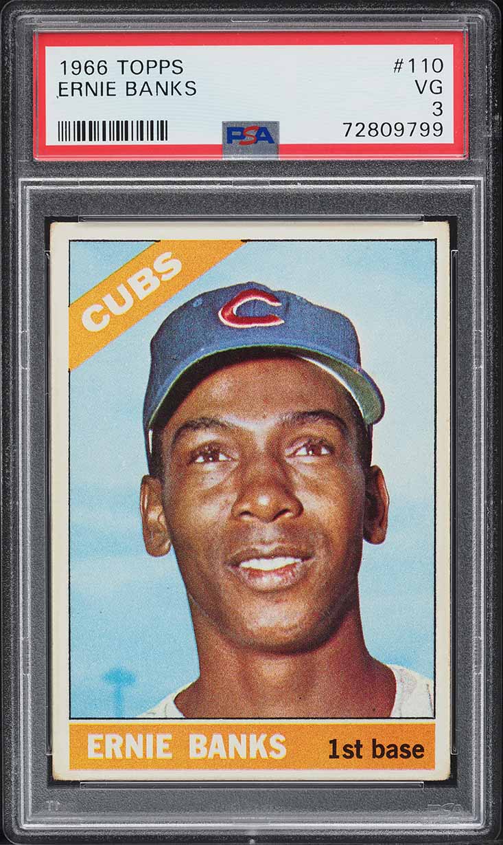 1966 Topps Ernie Banks #110 PSA 3 VG