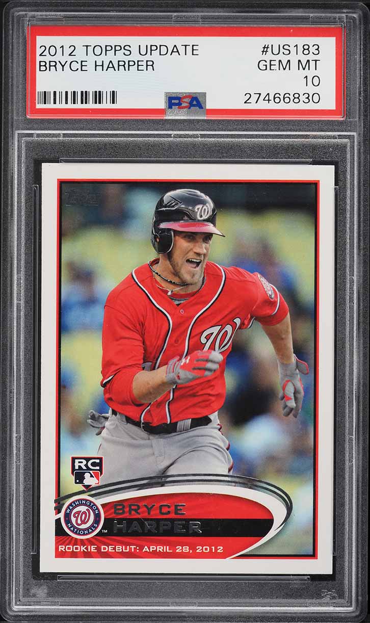2012 Topps Update Bryce Harper ROOKIE #US183 PSA 10 GEM MINT