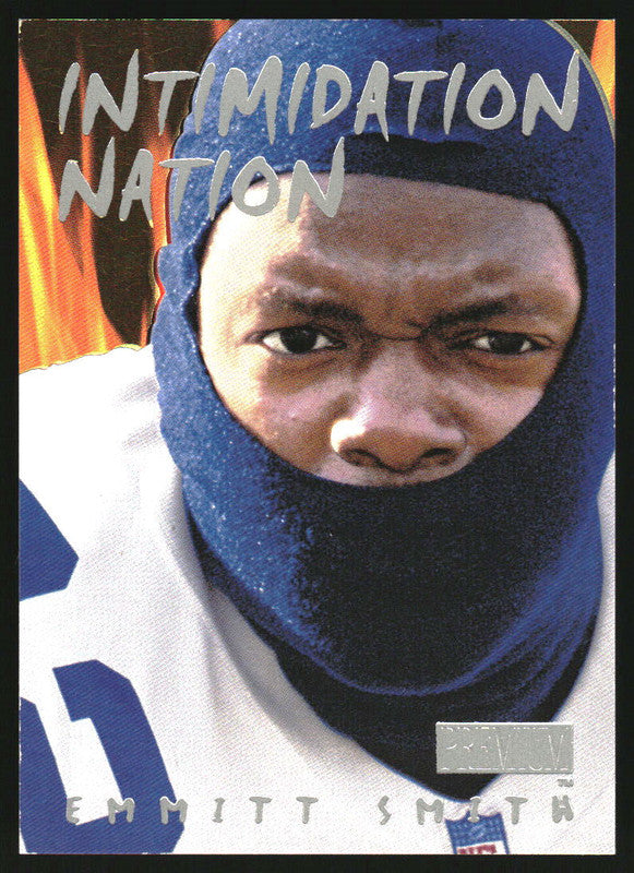 1998 SkyBox Premium Intimidation Nation #2IN Emmitt Smith