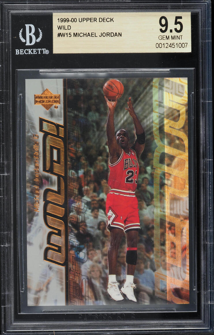 1999 Upper Deck Wild! Michael Jordan #W15 BGS 9.5 GEM MINT