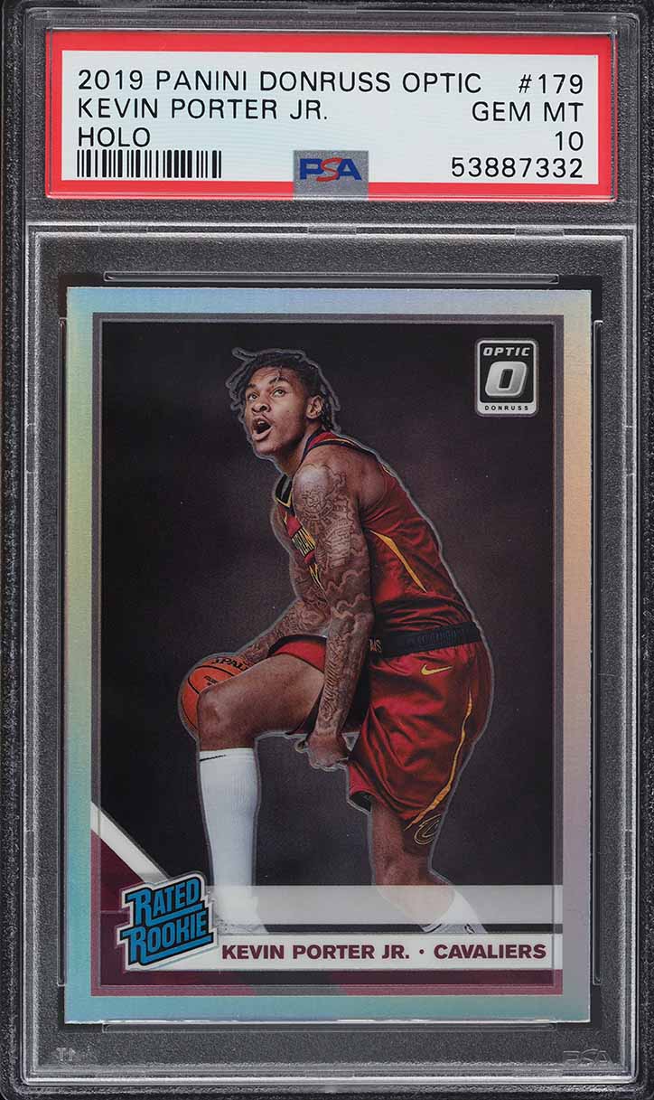 2019 Donruss Optic Holo Kevin Porter Jr. ROOKIE RC #179 PSA 10 GEM MINT
