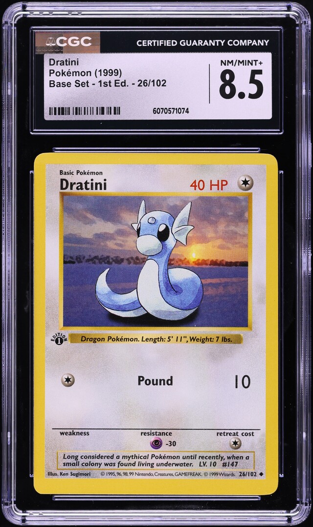 Dratini 1999 Pokemon Game #26 1st Edition Price Guide