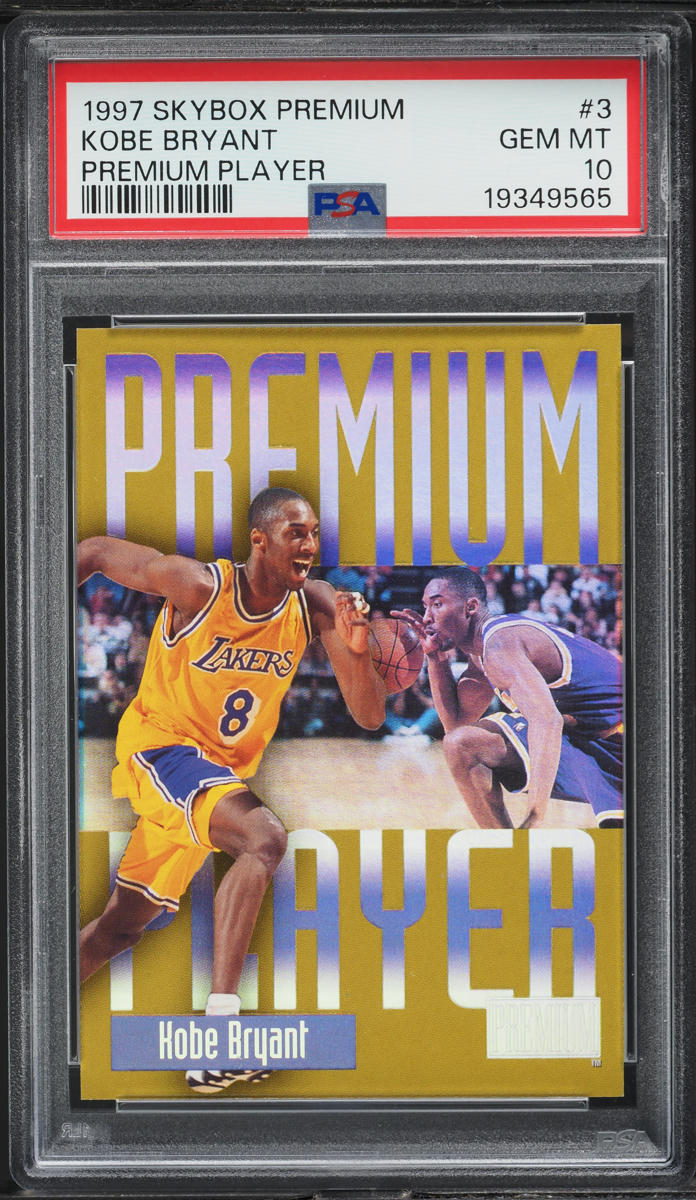 1997 Skybox Premium Player Kobe Bryant #3 PSA 10 GEM MINT
