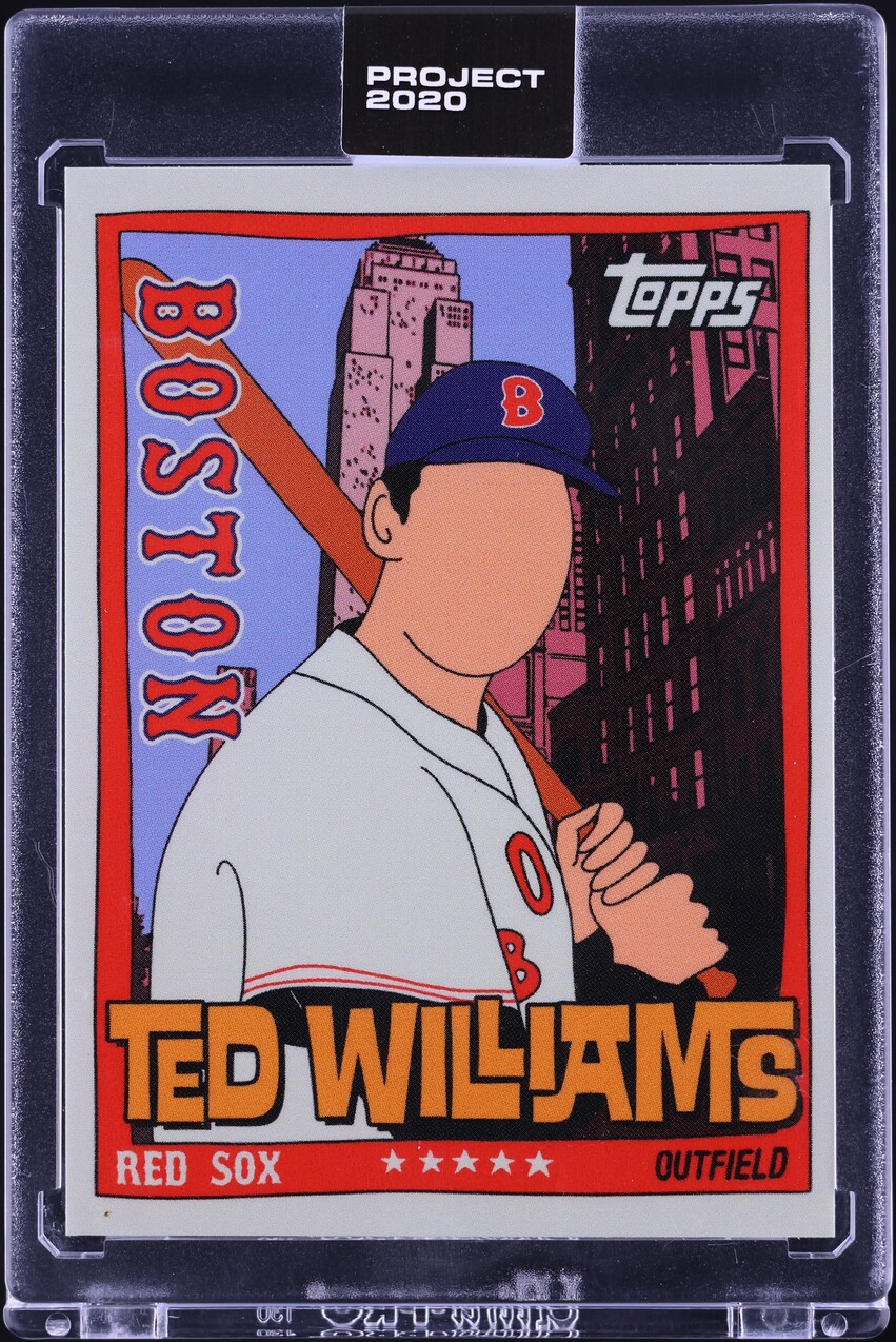 2020 Topps Project 2020 By Fucci Ted Williams #34